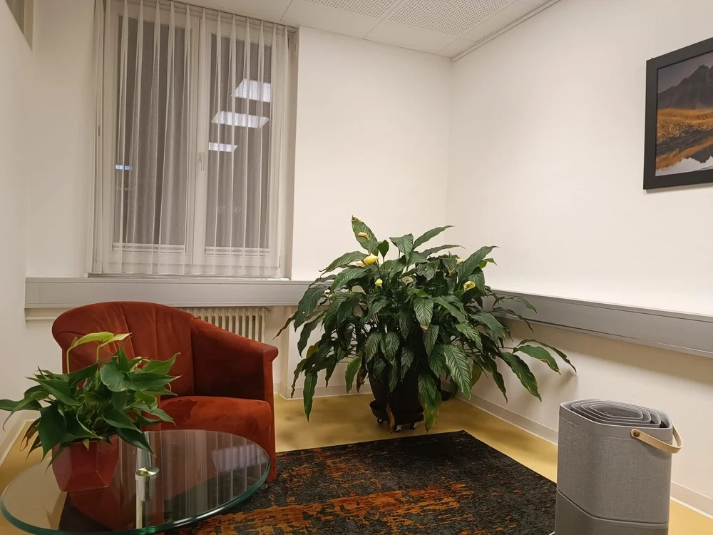 Therapieraum in der Praxis BrainARC, Chur